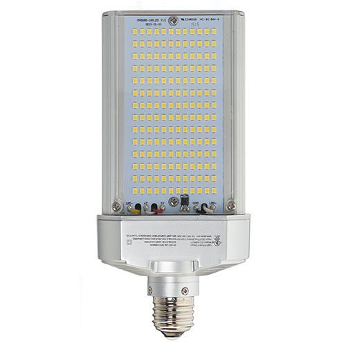 Wall Pack LED Fixture 50 Watts Retrofit with E39 Mogul Base Type (175W Equiv) 5,814 Lumens
