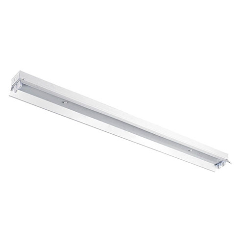LED Ready 4ft Strip Light with Reflector - Prewired for 2 (4ft.) Single Ended LED Tubes